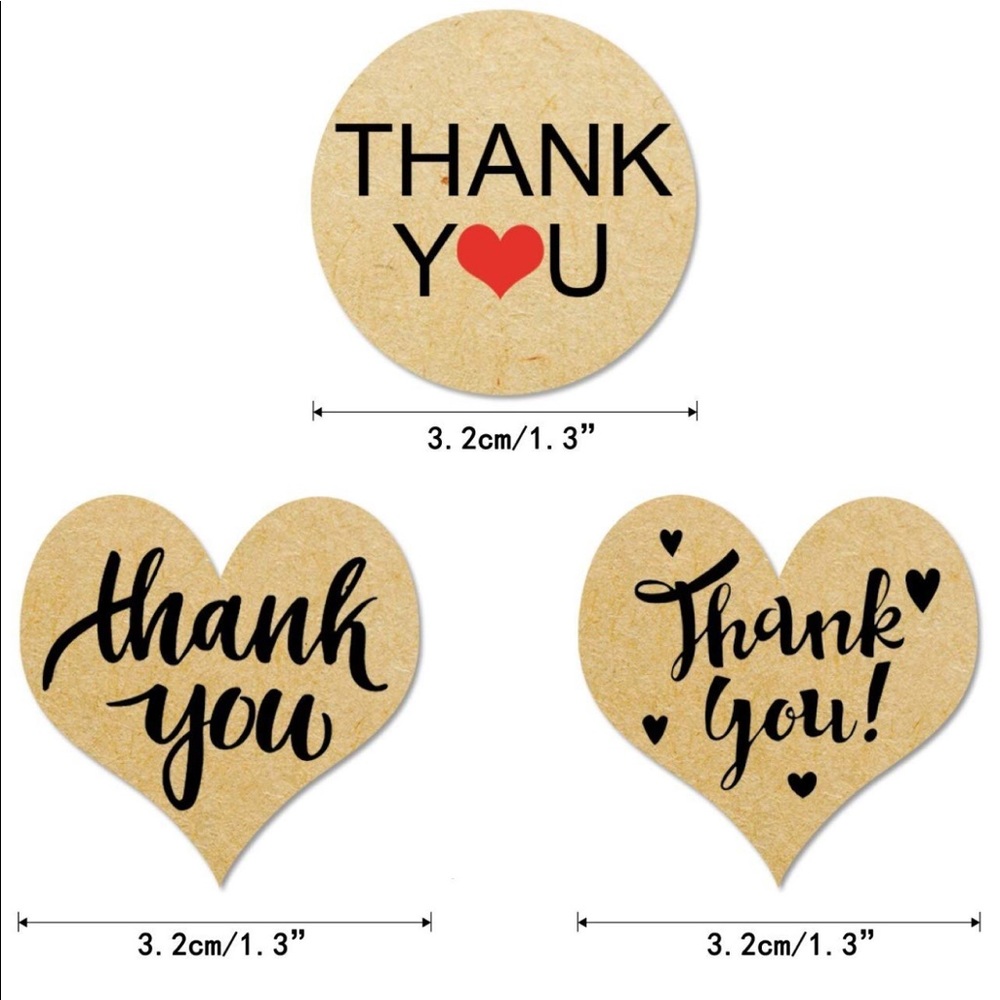200 Thank-You Stickers - Picture 7 of 7